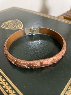 Whiting & Davis copper cuff